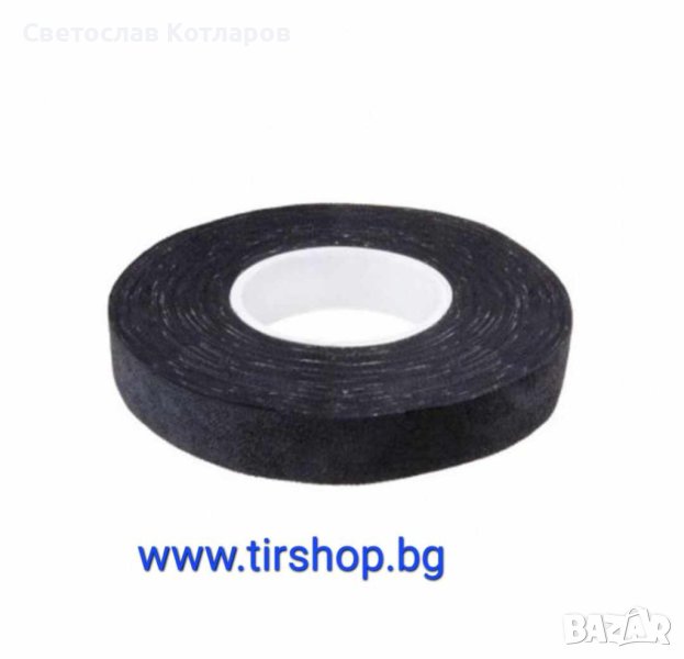 Изолирбанд черен плат, снимка 1