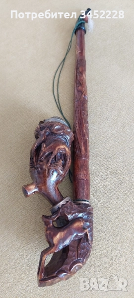 лула дърворезба за ценители отлична , снимка 1