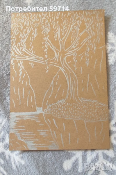 Рисунка "Над водата", снимка 1