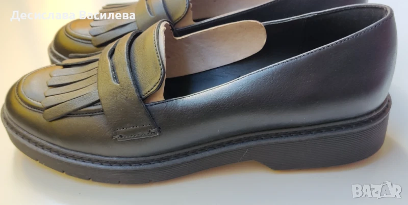 НОВИ дамски кожени обувки мокасини Clarks/ Кларкс - 41 номер/ 100 лв, снимка 1