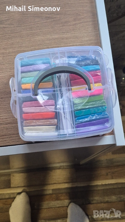 Комплект полимерна глина Mmgoqqt, мека, многоцветна, с включена кутия, снимка 1