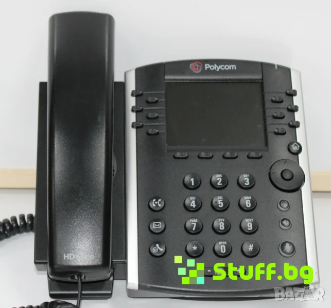 IP телефон Polycom VVX 411, снимка 1