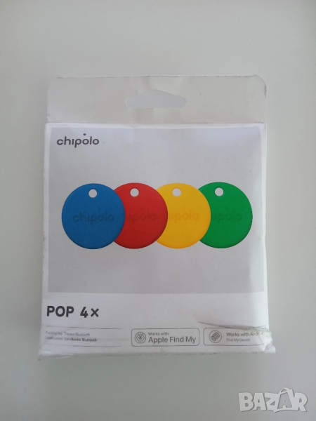 Chipolo POP 4x: Тракери за Apple Find My и Android, снимка 1