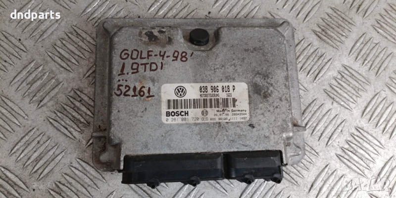 Компютър VW Golf 4 1.9TDI 1998г. 038906018P 0281001720 , снимка 1