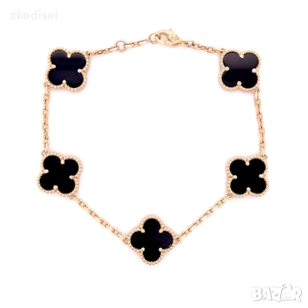 Златна дамска гривна Cleef 9,81гр. 19,0см. 14кр. проба:585 модел:33649-6, снимка 1