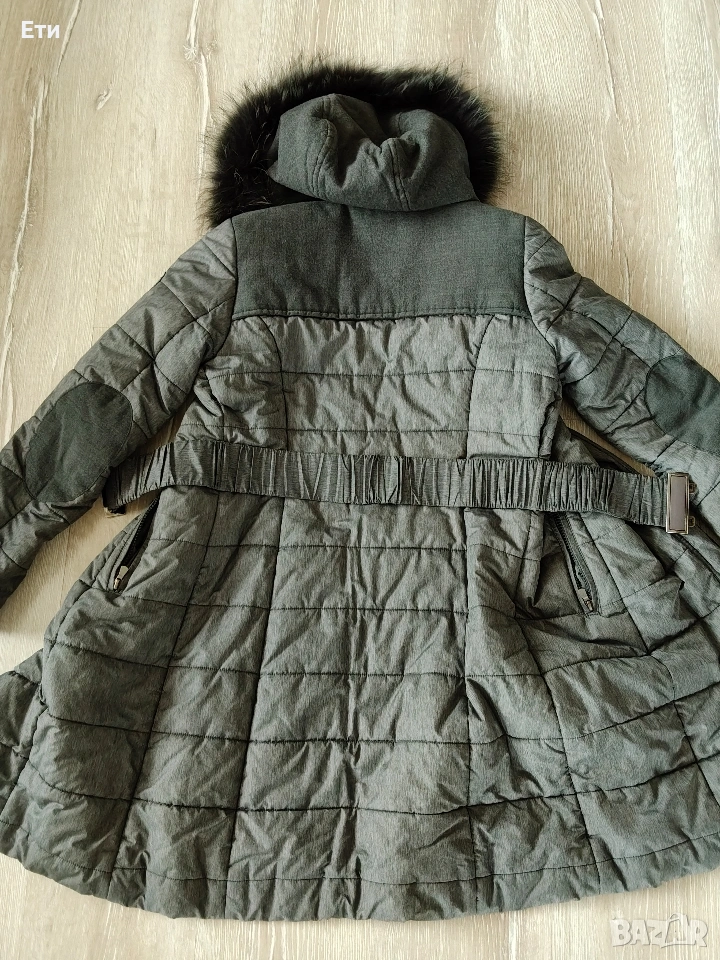 Дамско зимно яке с лисица , снимка 1