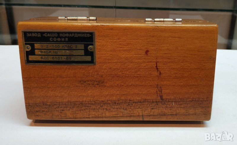 Дървена кутийка с грамчета, снимка 1