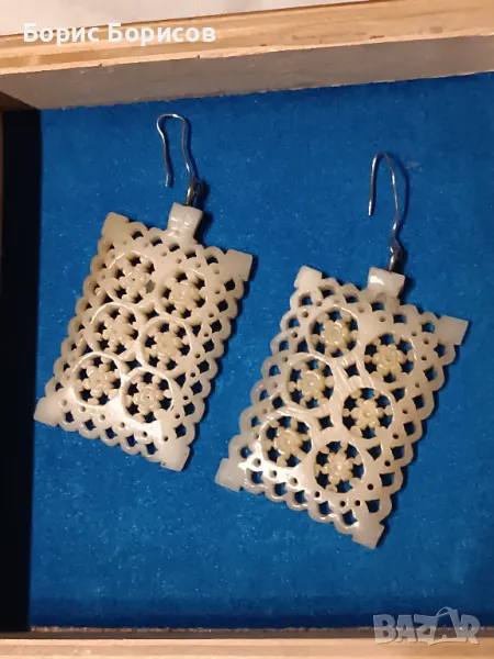 Обеци слонова кост , снимка 1