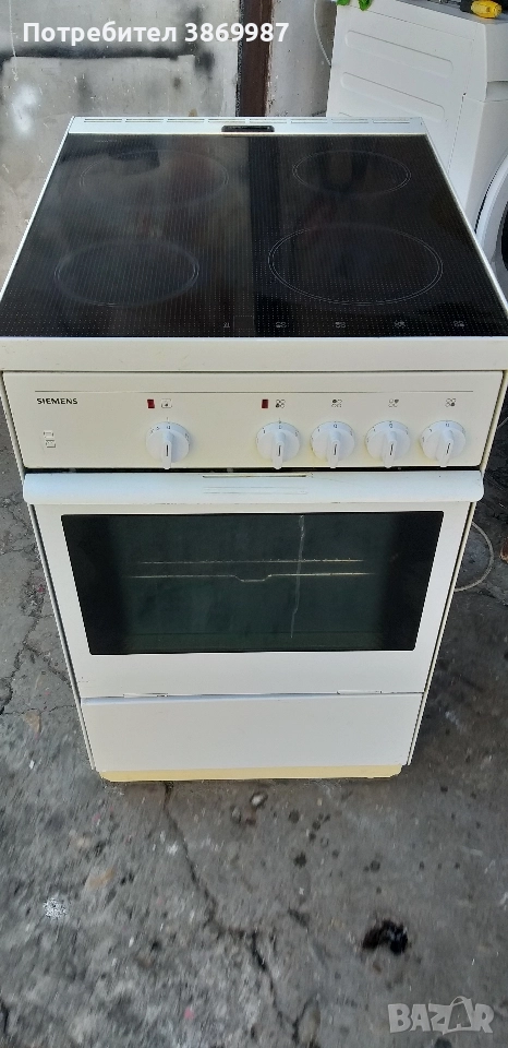 Печка със керамични котлони Siemens , снимка 1