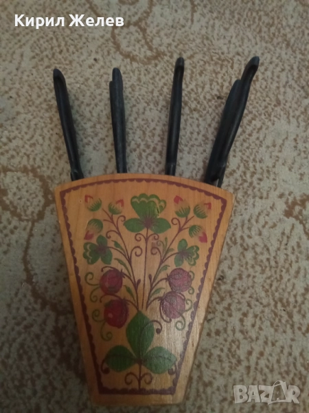 Дървена поставка за ножове 50688, снимка 1