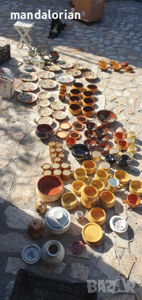Българска керамика - сервиз,чаши, чинии, вази, купи, , снимка 1