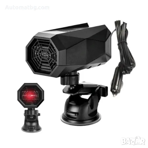 Печка за кола Automat, Печка с вентилатор, 150W, Черен, снимка 1