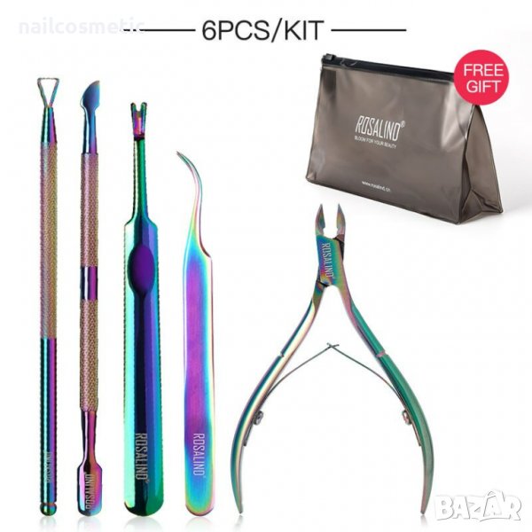 КОМПЛЕКТ ИНСТРУМЕНТИ ЗА МАНИКЮР - 6 В 1, снимка 1