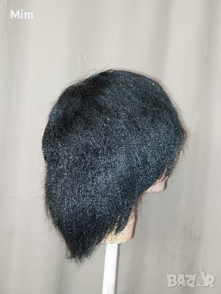 Къса Черна перука за парти , снимка 1