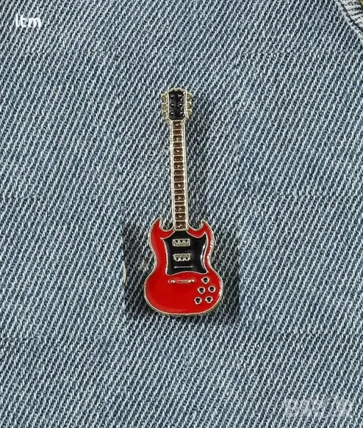 Значка китара, СГ, снимка 1