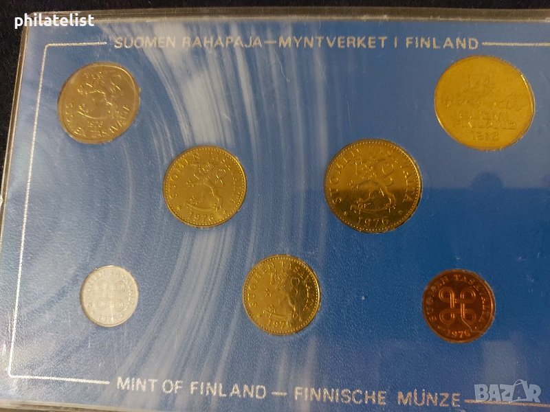 Финландия 1976 - Комплектен сет от 7 монети, снимка 1