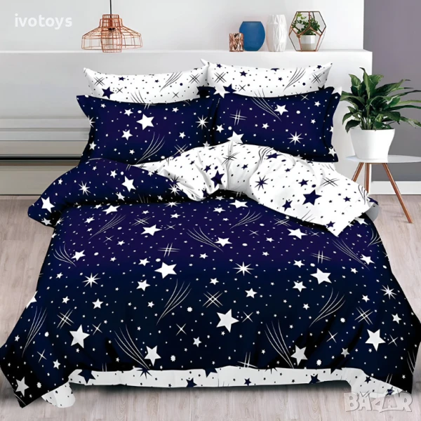 Двулицево спално бельо, 6 части - Модел WS16006, снимка 1