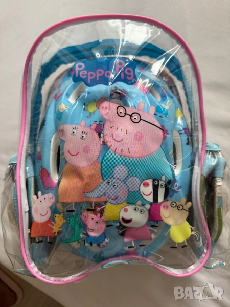 Каска с протектори Пепа пиг, снимка 1