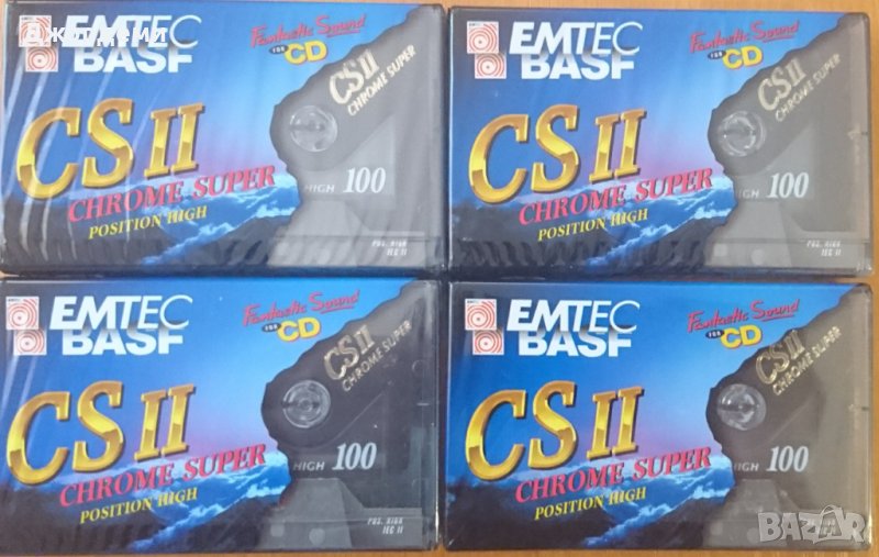 Аудиокасети /аудио касета/ BASF CS II Chrome Super 100 min, снимка 1
