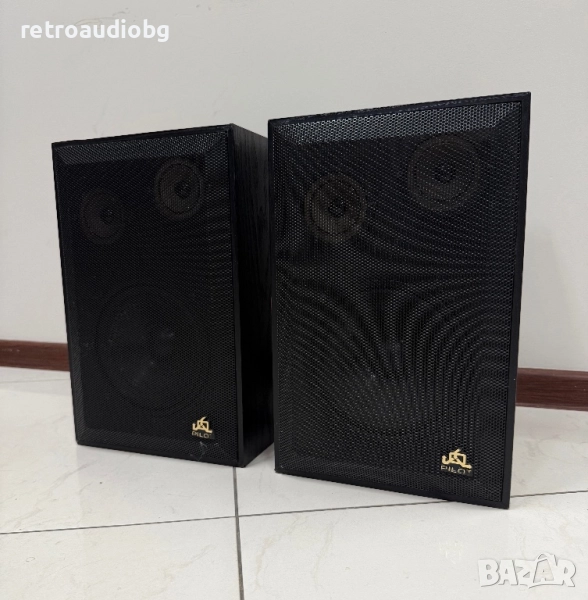 🔊Ретро трилентови тонколони PILOT 45500 HiFi Acoustics GMBH - 50-80W - 8 ома🔊, снимка 1