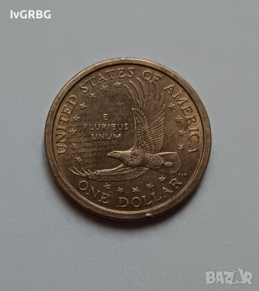 1 долар САЩ 2000 Индианка Sacagawea Dollar Coin , Монета от САЩ , снимка 1