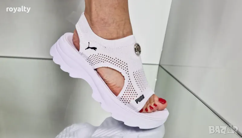 Puma дамски бели сандали , снимка 1
