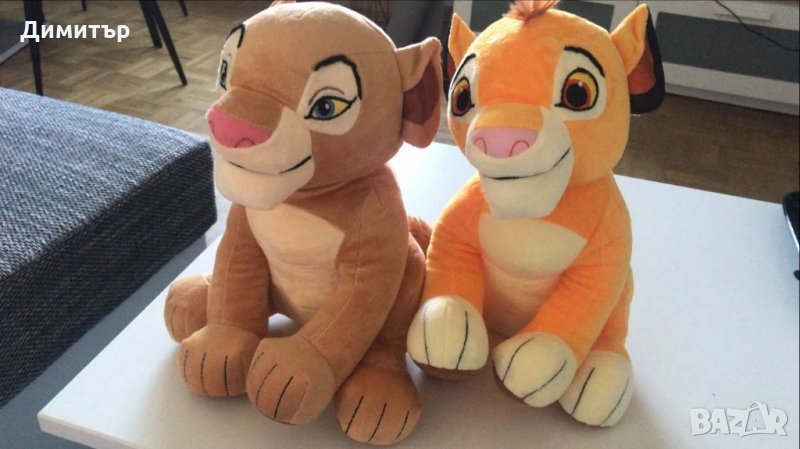 Симба и Нала плюшена играчка лъвчето Simba кукла Simba Nala Цар Лъв Дисни, снимка 1