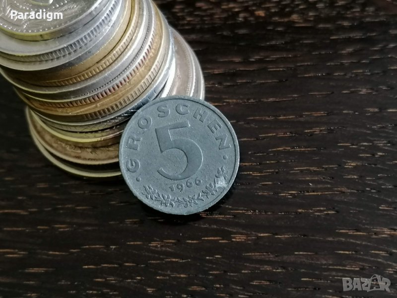Mонета - Австрия - 5 гроша | 1966г., снимка 1