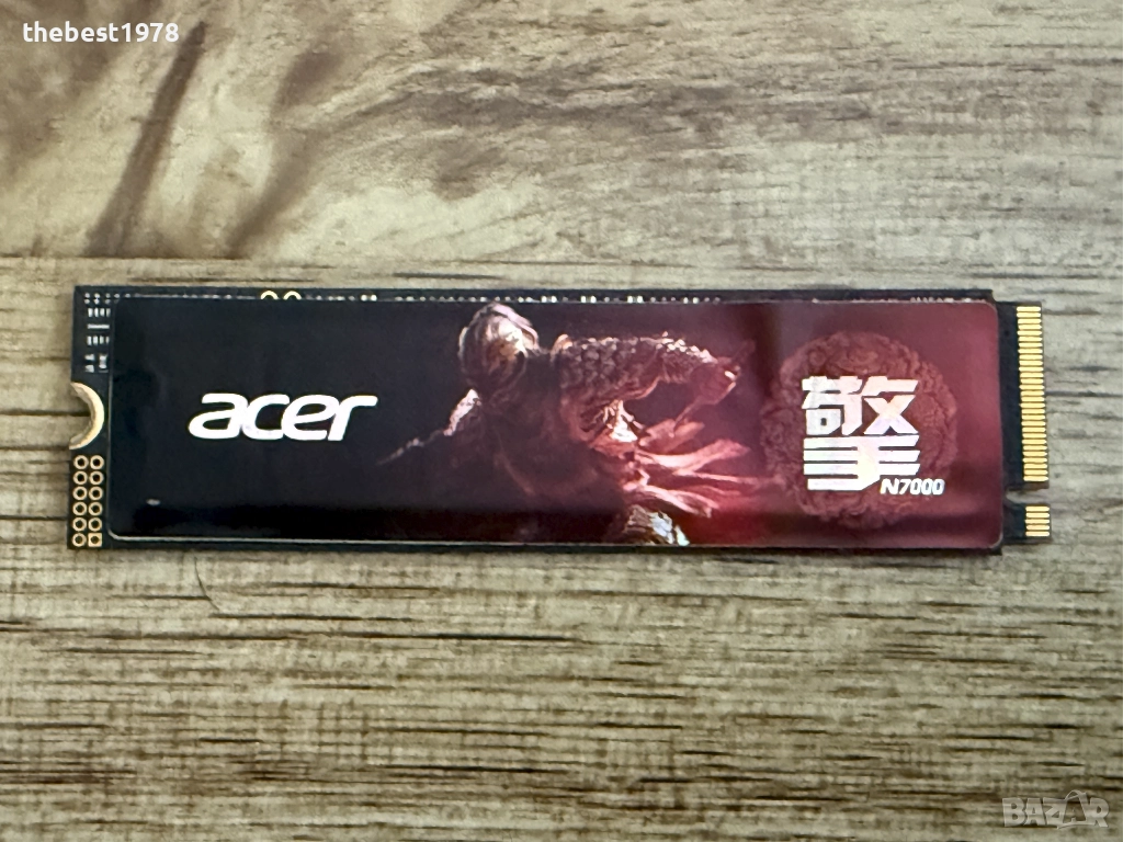 2TB 2000GB SSD NVMe Gen 4x4 Acer N7000 Shadow Knight Engine 2TB, снимка 1