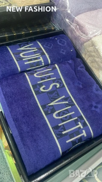 Памучни Хавлии -2бр с Кутия ✨ YVES SAINT LAURENT ✨ Calvin Klein ✨, снимка 1