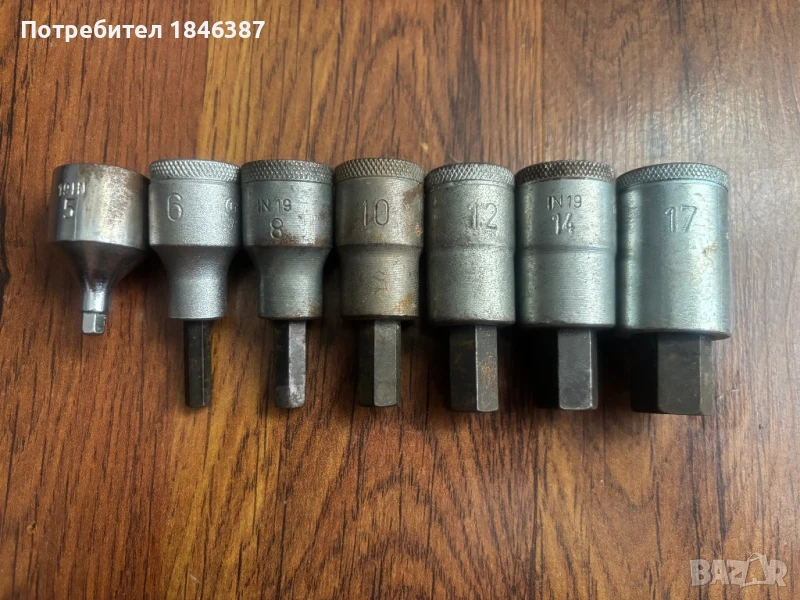 Вложки шестограм 1/2” Gedore Germany, снимка 1