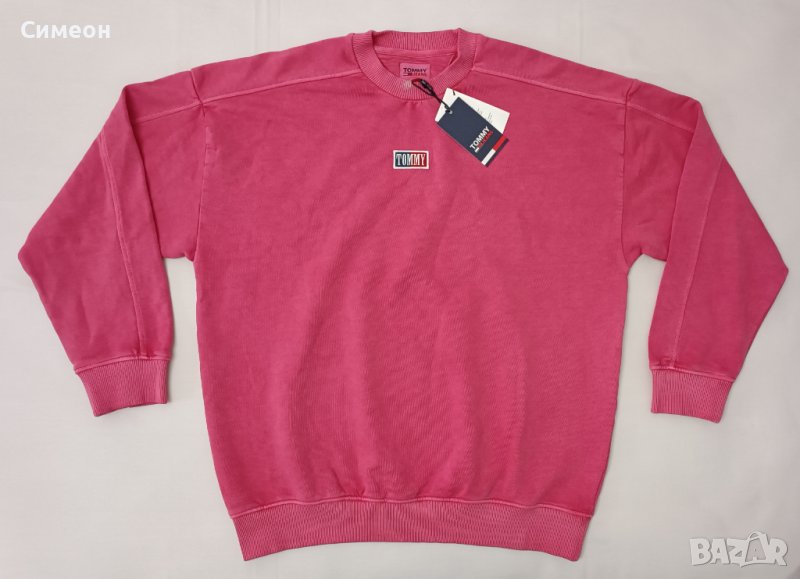 Tommy Jeans Organic Cotton Sweatshirt оригинално горнище S памучен, снимка 1