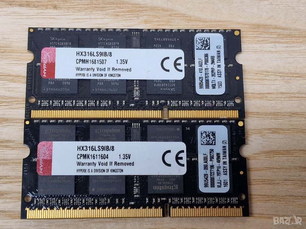✅8GB DDR3L 1600Mhz Kingston Ram Рам Памет за лаптоп с гаранция! - 2, снимка 1