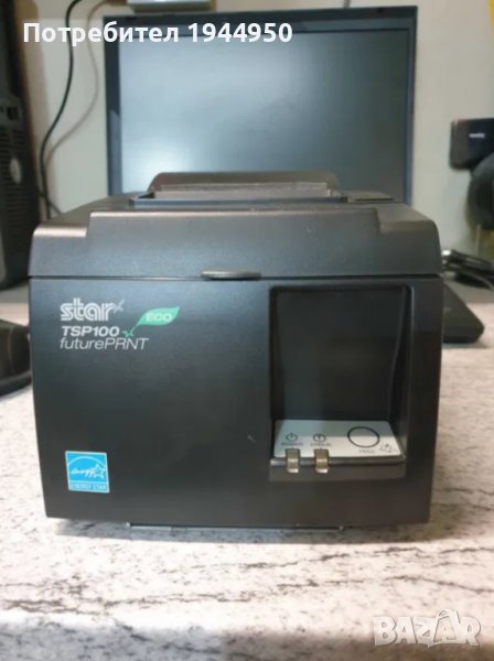Термичен принтер STAR TSP100II, ECO LAN, черен, снимка 1