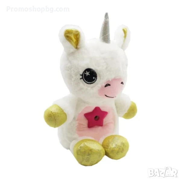 Плюшена играчка проектор на звездно небе, Бяла, снимка 1