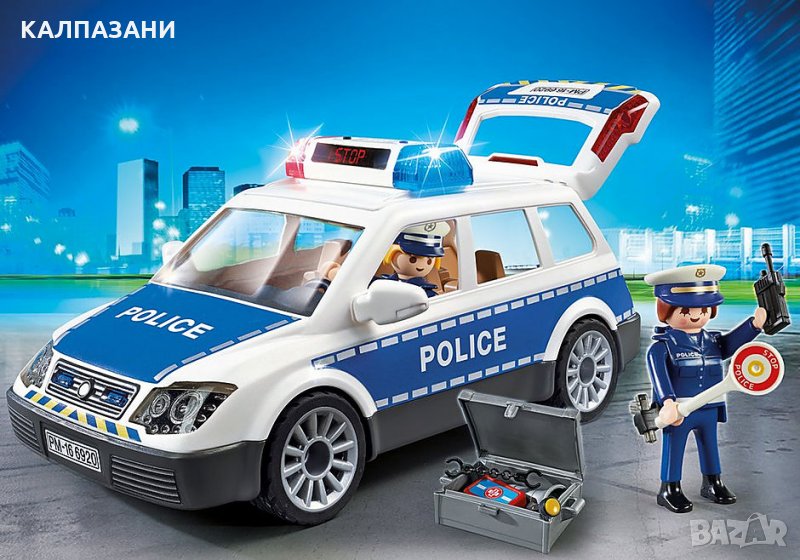 Playmobil - Полицейска кола със звук и светлини 6920, снимка 1