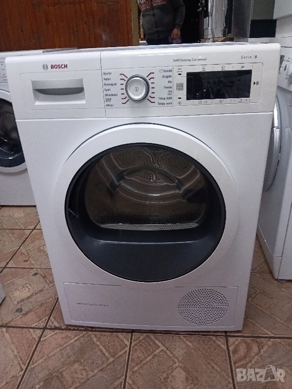 Сушилня с термопомпа Бош Bosch Serie 8 с две години гаранция!, снимка 1