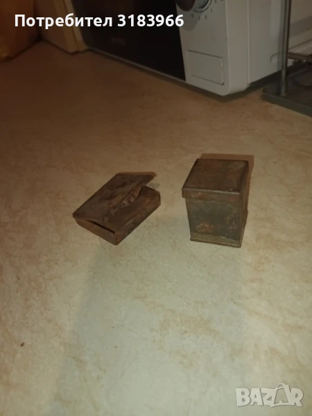 малка метално кутия 2 броя, снимка 1