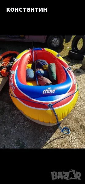 надуваема лодка с гребла, снимка 1