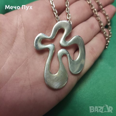 Сребърен синджир с висулка SEZGIN (140), снимка 6 - Колиета, медальони, синджири - 40135299