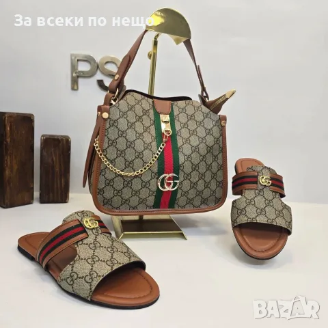Gucci Дамски Чехли Гучи - Различни Цветове Код SB-26, снимка 6 - Чехли - 55722221