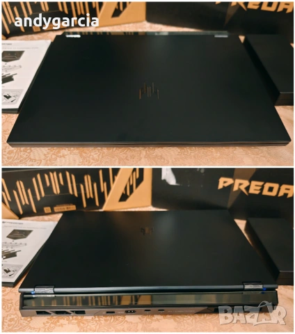 NVidia RTX 5080 16GB/Intel Ultra 9 275HX/32GB RAM/1TB SSD/18 Mini LED 250hz/Acer Predator Helios AI, снимка 8 - Лаптопи за игри - 53889096