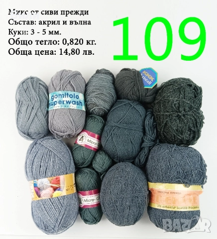 Евтини прежди в малки количества - нови и остатъци , снимка 13 - Други - 52029847