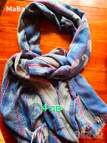Дамски ШАЛОВЕ, правоъгълни, използвани, снимка 2 - Шалове - 49336469