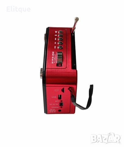 Преносимо радио с фенерче и часовник,високоговорител с Bluetooth връзка,USB,TF карта,MP3 плейър, снимка 3 - Радиокасетофони, транзистори - 52870014