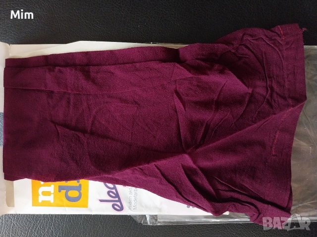  Резервирани 44/46 20 den Дамски чорапогащник бордо , снимка 2 - Бельо - 53364064