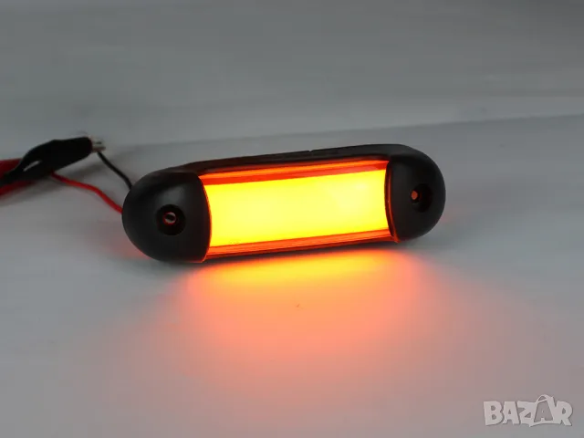 NEON LED габарит 12-24V за страничен монтаж с жълта светлина, снимка 3 - Аксесоари и консумативи - 55868955