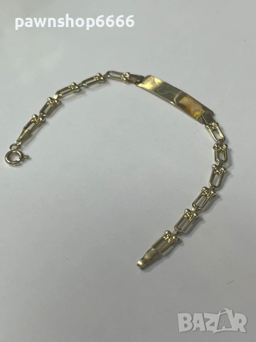 Златна гривна 14 карата, снимка 4 - Гривни - 53082072