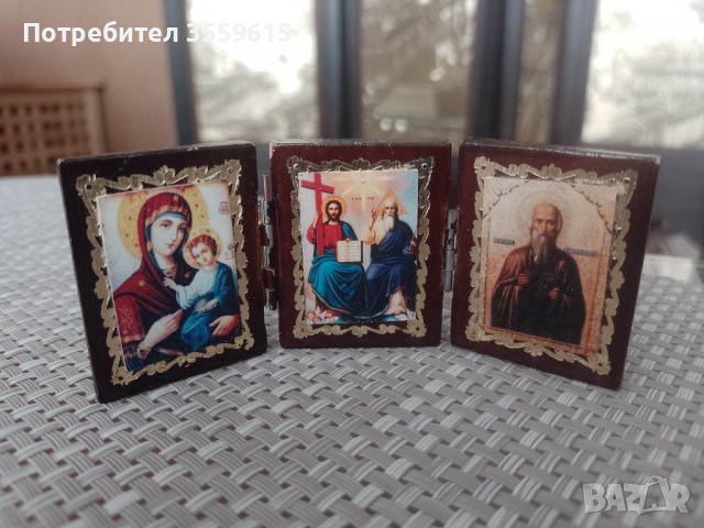 3 дървени иконки от Гърция , снимка 1