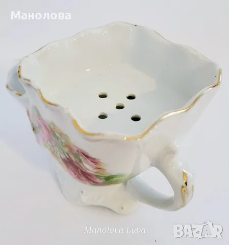 Стара немска сапунерка за бръснене, произведена в началото на миналия века. 🪒, снимка 8 - Други ценни предмети - 50214803